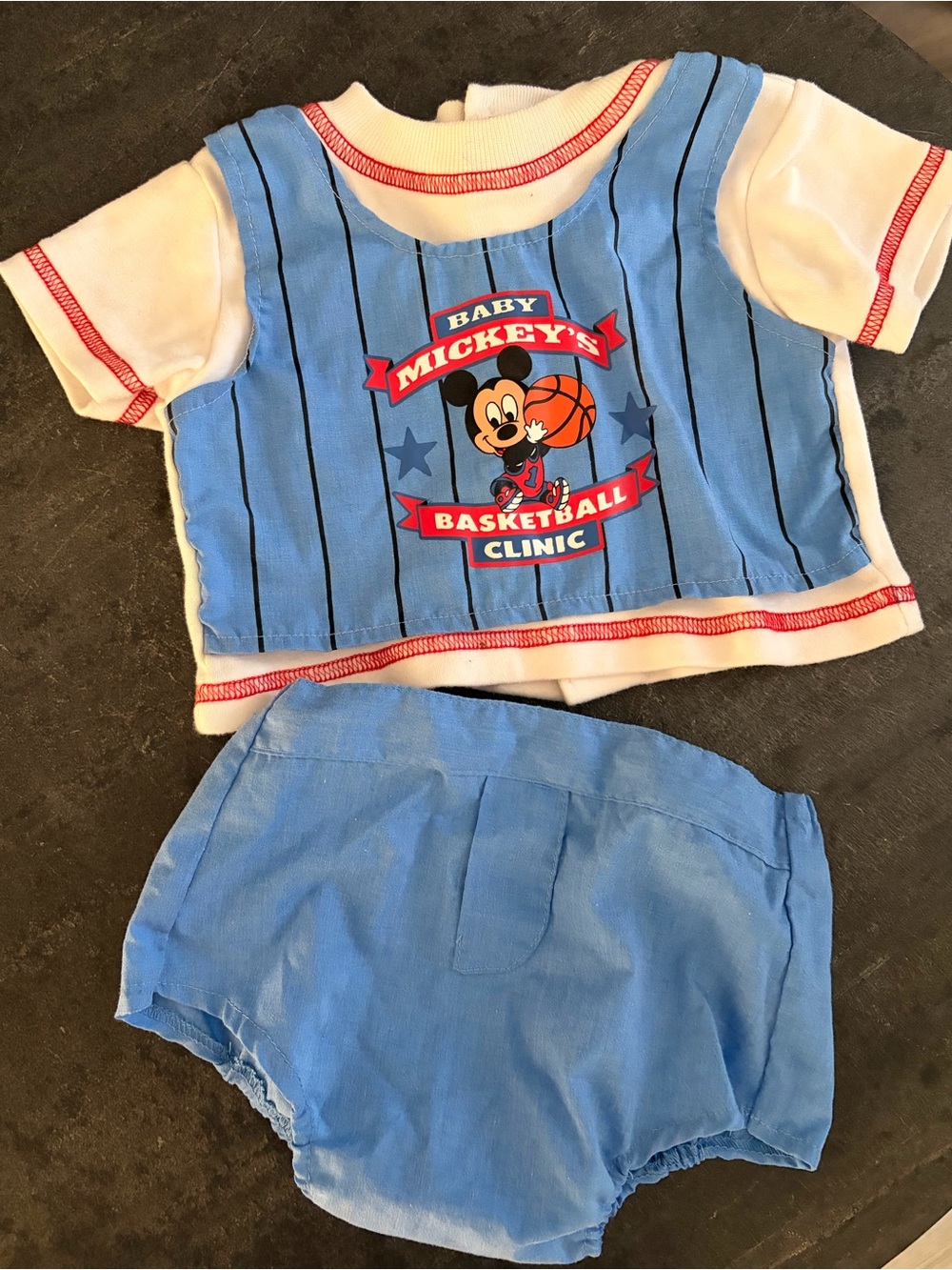 Vintage Mickey Mouse 2 piece infant set